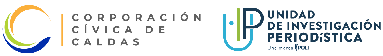 logos Unidad de Investigación Periodística y Politecnico Grancolombiano